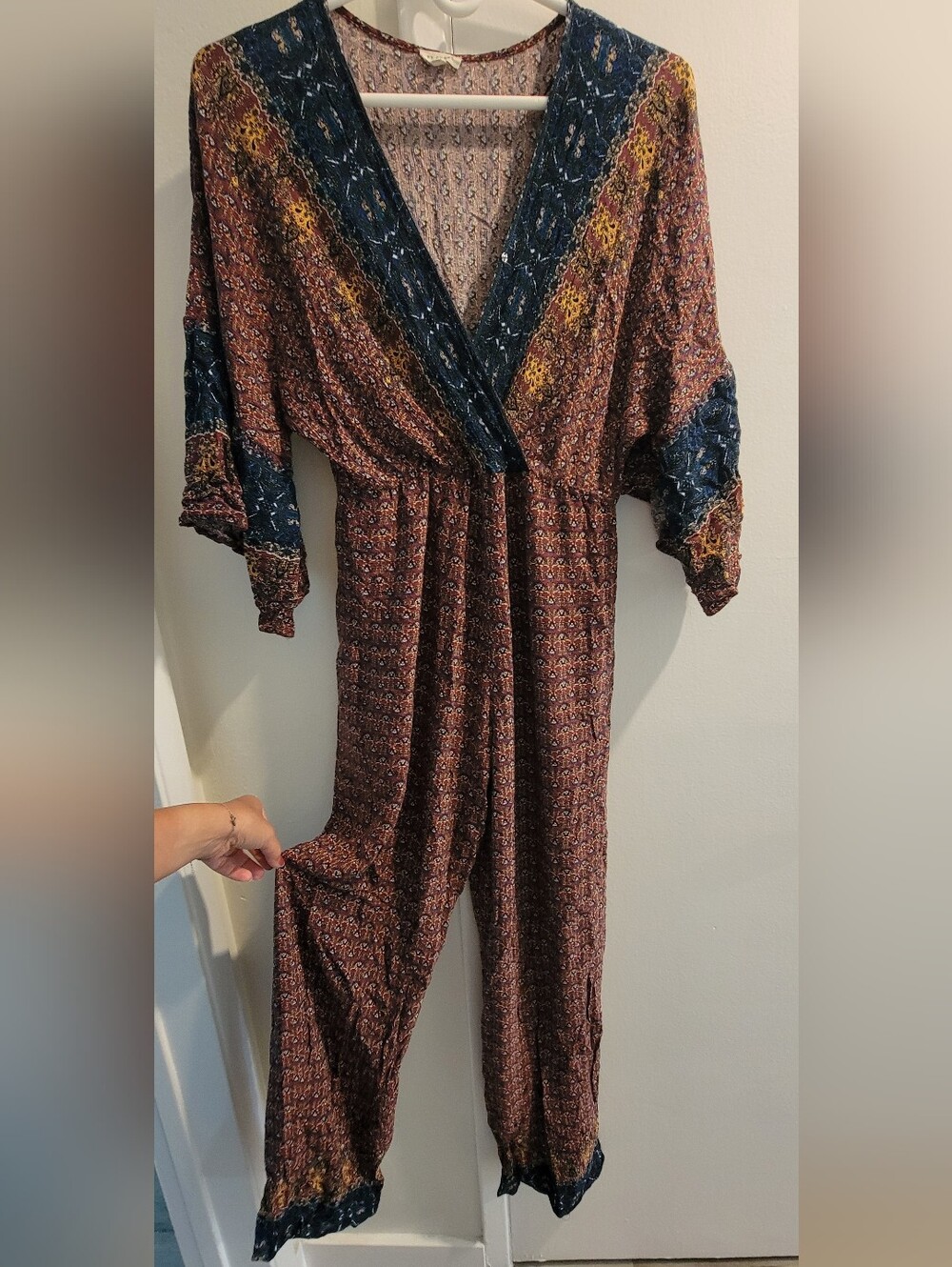 En Créme Women's Printed Jumpsuit S